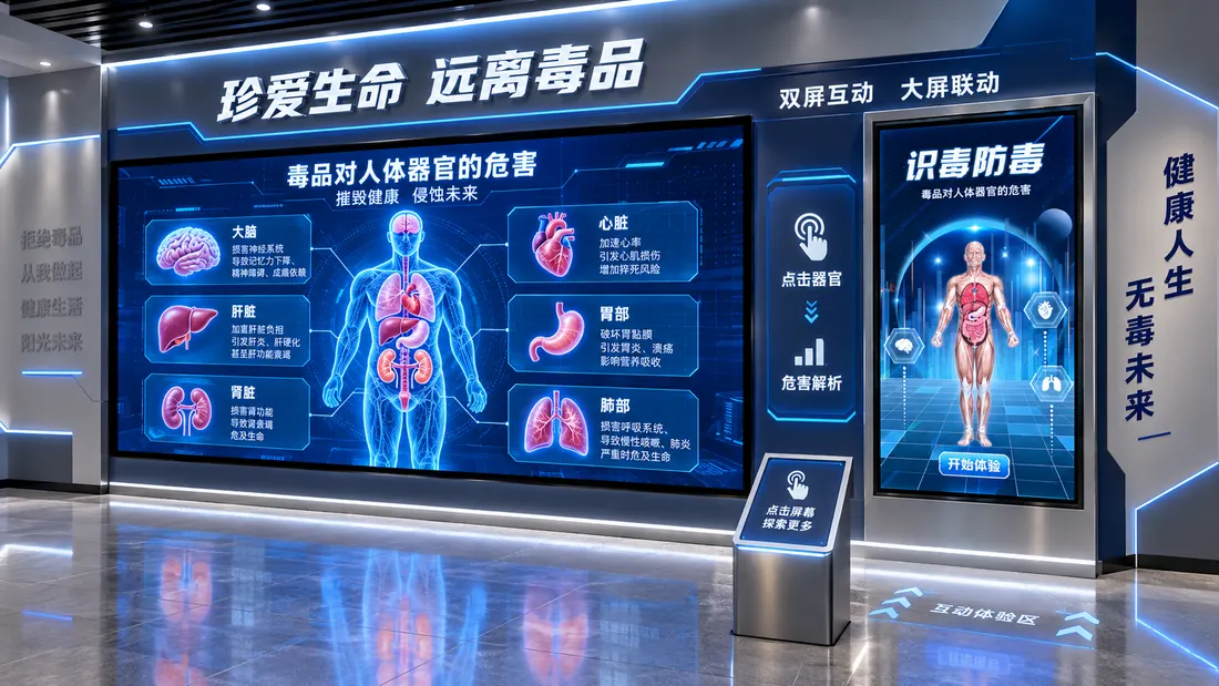 毒品对人体器官的危害(竖屏)