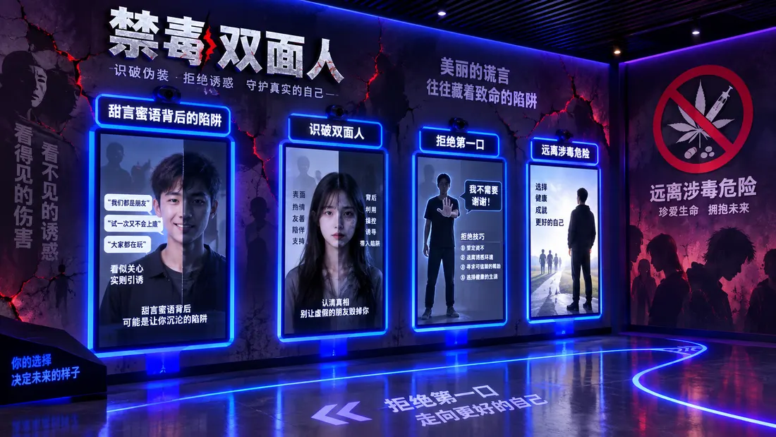 禁毒双面人产品展示图