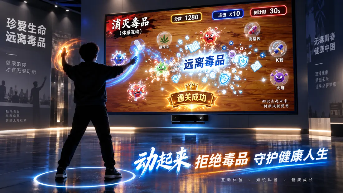 体感协作,主动识毒产品展示图