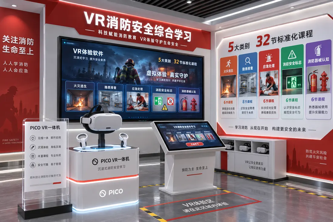 VR消防安全综合学习