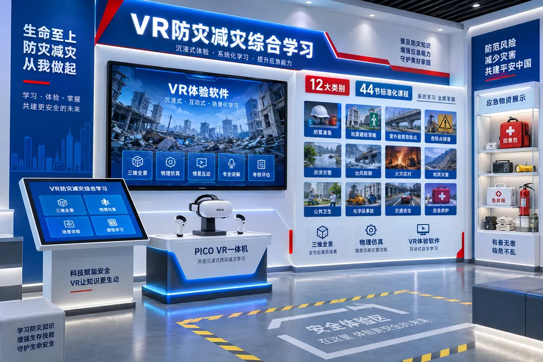 VR防灾减灾综合学习