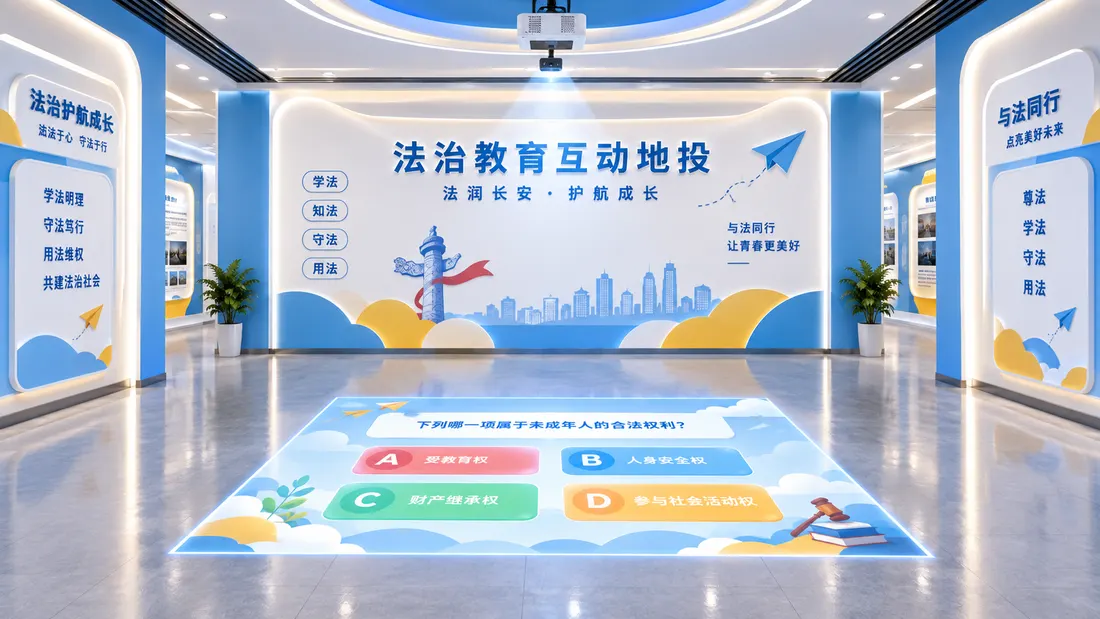 法治教育互动地投产品资料图