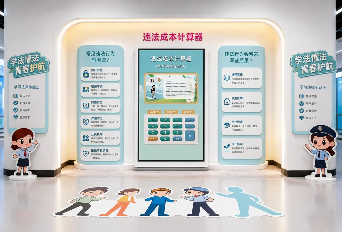 违法成本计算器 （触摸屏版）产品资料图