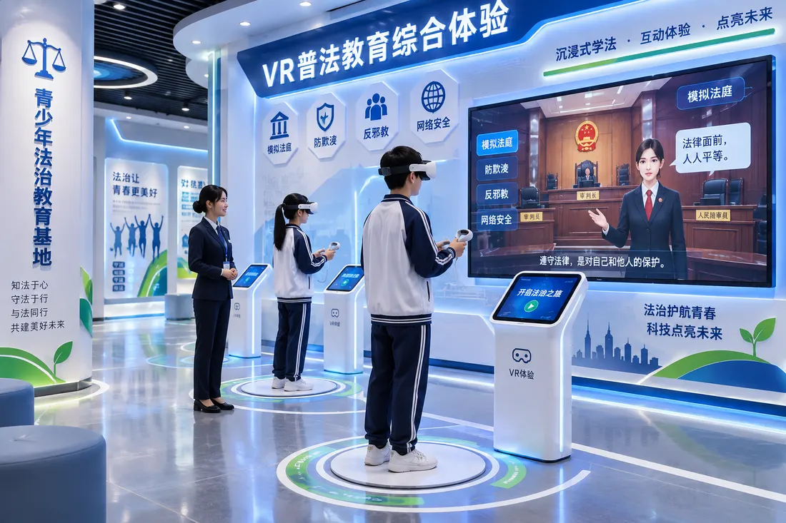 VR普法教育综合体验产品资料图