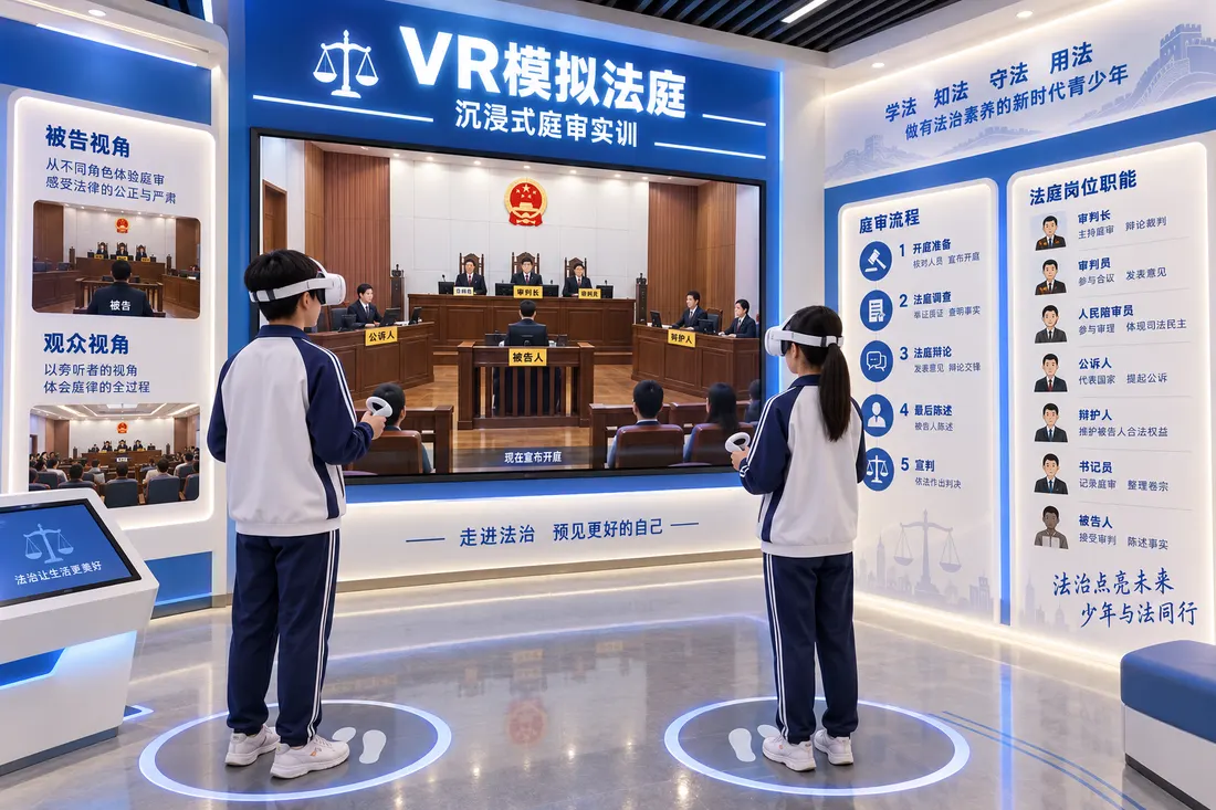 VR模拟法庭产品资料图